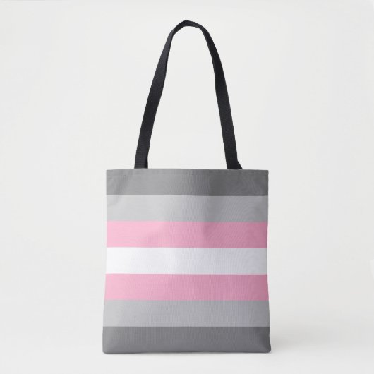 Demigirl Flag LGBT Canvas tas (Voorkant)