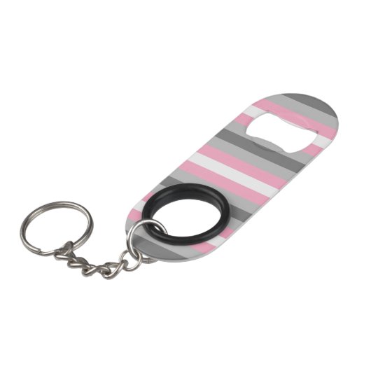 Demigirl Flag Mini Flessenopener (Voorkant Gekanteld)