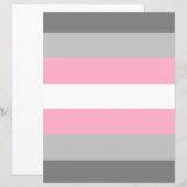 DemiGirl Flag Papier (Voorkant / Achterkant)