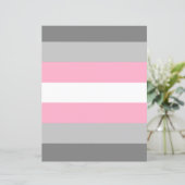 DemiGirl Flag Papier (Staand voorkant)