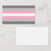 DemiGirl Flag Visitekaartje (Voorkant / Achterkant)