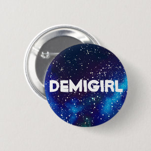 Demigirl  Galaxy Identity Ronde Button 5,7 Cm