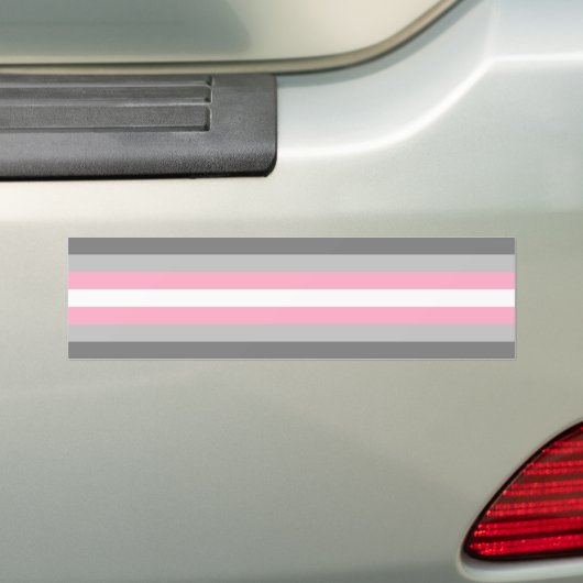 Demigirl Pride Bumpersticker (Op auto)
