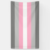 Demigirl trots spandoek (Verticaal)
