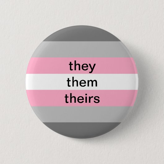 demigreer zij/zij knoop ronde button 5,7 cm (Voorkant)