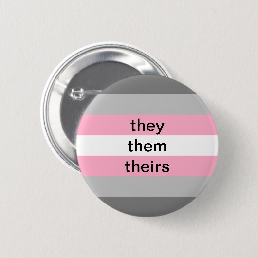 demigreer zij/zij knoop ronde button 5,7 cm (Voorkant /achterkant)