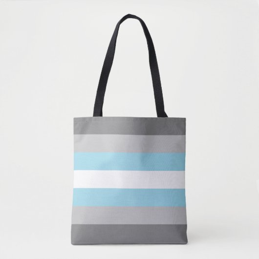 Demiguy Flag LGBT Canvas tas (Voorkant)