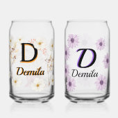 Demila name ane letter on mug -letter D,print name (Verso)