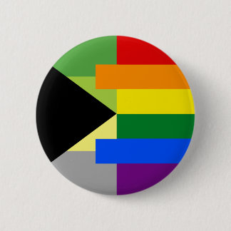 Demiromantische Homoseksuele Pin Ronde Button 5,7 Cm