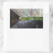 Demiromantische nevelvlag stickers (Tas)