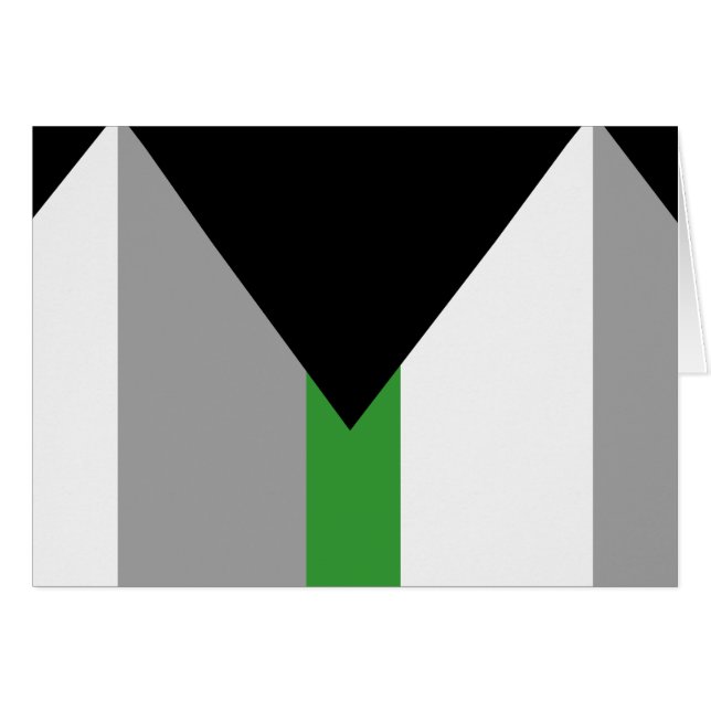 Demiromantische Pride-vlag (Voorkant Horizontaal)