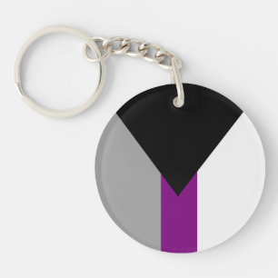 Demiseksuele Pride-vlag Sleutelhanger