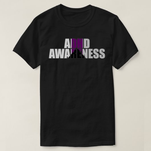 Demisexual ADHD-bewustzijn T-shirt (Design voorkant)
