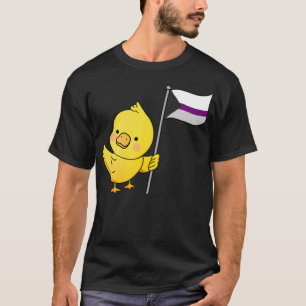 Demisexual Duck Demisexual: een vrouw kan niet aan T-shirt