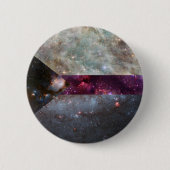 Demisexual nebula flag pin ronde button 5,7 cm (Voorkant)