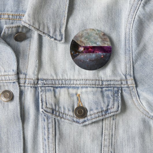 Demisexual nebula flag pin ronde button 5,7 cm (In situ)
