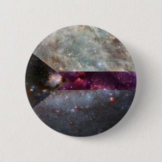Demisexual nebula flag pin ronde button 5,7 cm