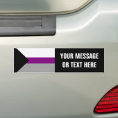 Demisexual Pride Bumpersticker (Op auto)