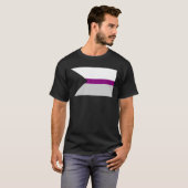 Demisexual Pride Flag - Asexual Semisexual Demisex T-shirt (Voorkant volledig)