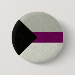 Demisexual Pride Flag Colored Background Design Ronde Button 5,7 Cm