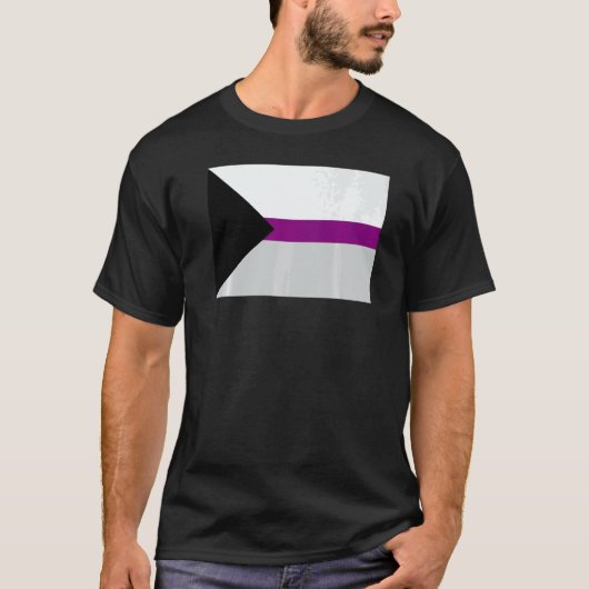 Demisexual Pride Flag national pride T-shirt (Voorkant)