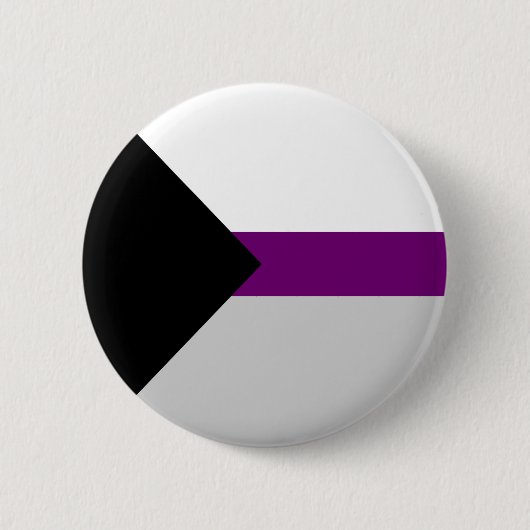 Demisexual Pride Flag Ronde Button 5,7 Cm (Voorkant)