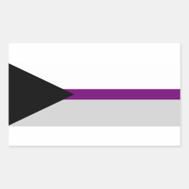 Demisexual Pride Rectangle Sticker