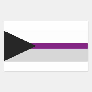 Demisexual Pride Rectangle Sticker