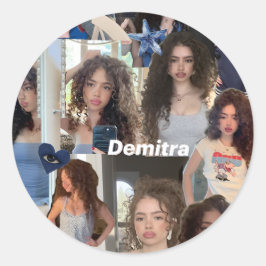 Demitra Kalogeras Collage Sticker