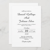 Démo 11 Invitation (Devant / Derrière)