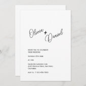 Démo 3 Invitation (Devant / Derrière)