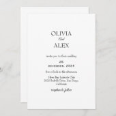 Démo 5 Invitation (Devant / Derrière)