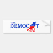 Democat Bumpersticker (Voorkant)