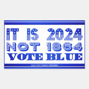 Democraat 2024 rechthoekige sticker