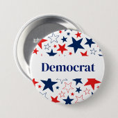 Democraat Button Pin (Voorkant /achterkant)