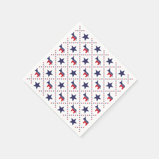 Democraat Diamond Pattern Servetten (Hoek)