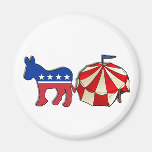 Democraat Donkey Circus Magneet