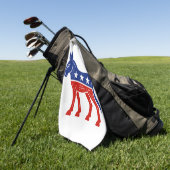 Democraat Donkey Golfhanddoek (Groen)