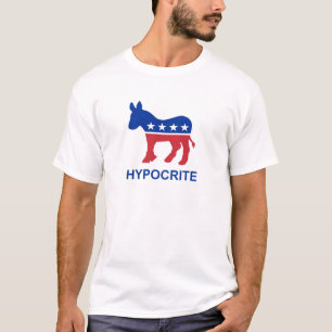 Democraat Donkey Hypocrite T-shirt