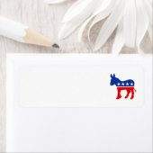Democraat Donkey Label (Insitu)