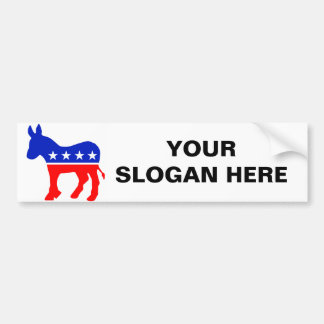 Democraat Donkey Logo Bumpersticker