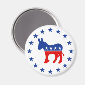 Democraat Donkey Magnet Magneet (Voorkant / Achterkant)