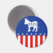 Democraat Donkey Magnet Magneet (Voorkant / Achterkant)