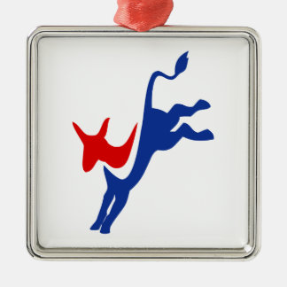 Democraat Donkey Metalen Ornament