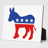 Democraat Donkey Plaque Fotoplaat (Zijkant)