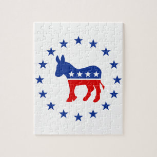 Democraat Donkey Puzzle Legpuzzel