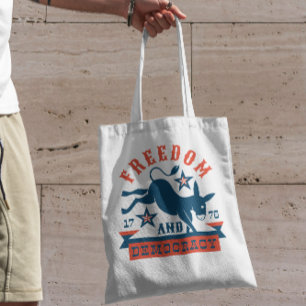 Democraat Donkey Quote Tote Bag