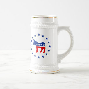 Democraat Donkey Stein Bierpul