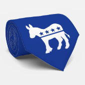 Democraat Donkey Stropdas (Opgerold)