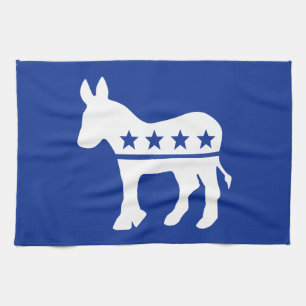 Democraat Donkey Theedoek